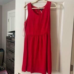 Kari Blue Red A-Line cocktail dress